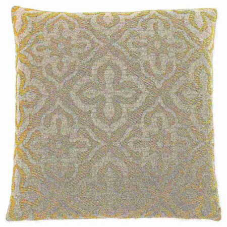 Monarch Specialties Pillows, 18 X 18 Square, Insert Included, Accent, Sofa, Couch, Bedroom, Polyester, Yellow I 9218